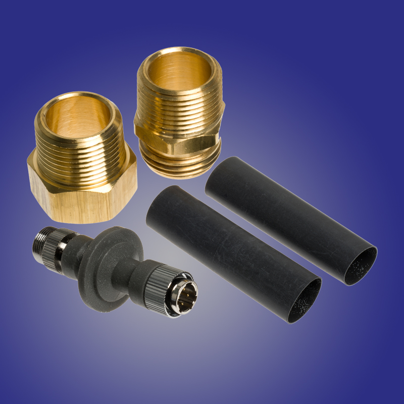 Pressure feed-through fitting